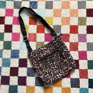 COACH FACTORY Nylon Crossbody EUC -- OCELOT!